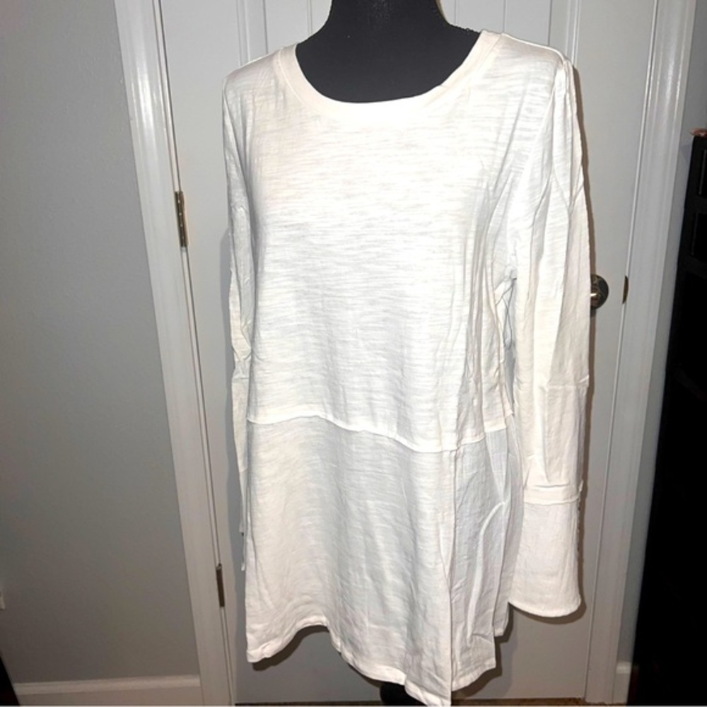 Doe & Rae -  Large - White - Loose sleeves - 100% Cotton
